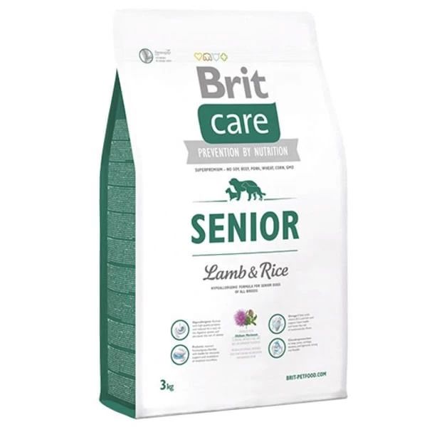 Brit Care Senior Hypo-allergenic Kuzu Etli Yaşlı Köpek Maması 3 Kg