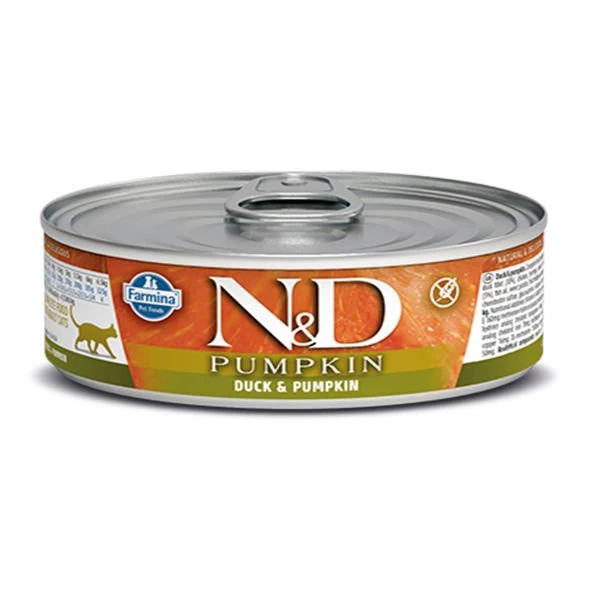 Nd Pumpkin Balkabaklı Ve Ördekli Konserve Kedi Maması 70 Gr