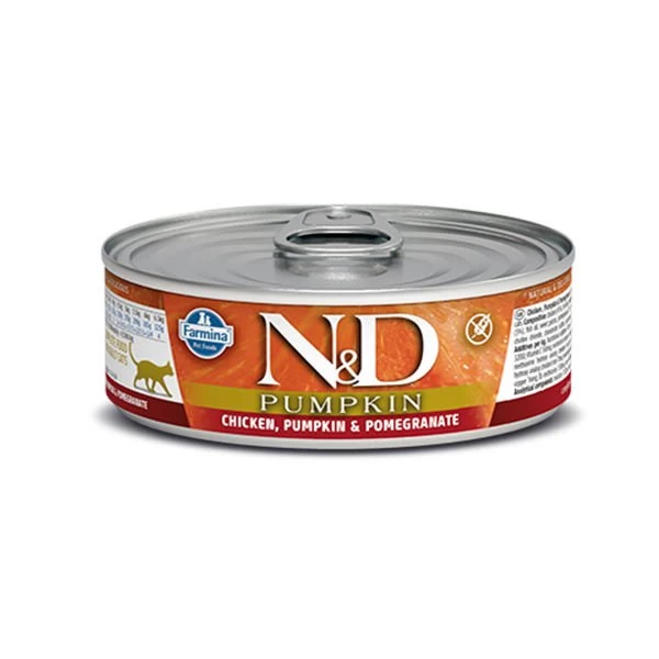 Nd Pumpkin Balkabaklı Tavuk Ve Narlı Konserve Kedi Maması 70 Gr