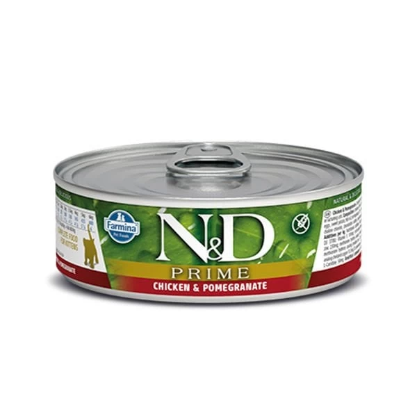 Nd Prime Tavuk Ve Narlı Konserve Kedi Maması 70 Gr