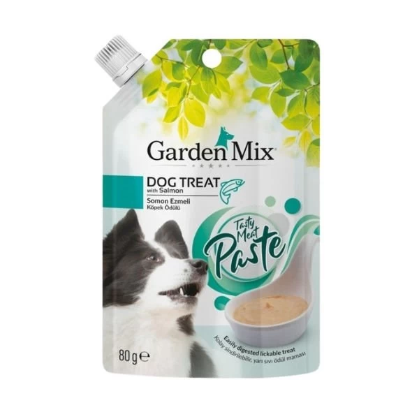 Garden Mix Somonlu Ezme Sıvı Köpek Ödül Maması 80 Gr