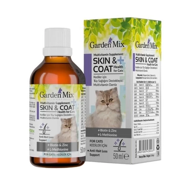 Garden Mix Tüy Sağlığı Için Kedi Damlası 50 Ml