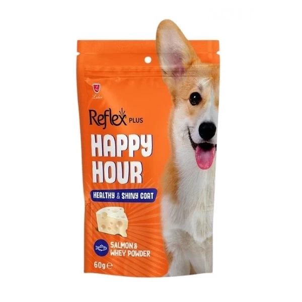 Reflex Happy Hour Sağlıklı Ve Parlak Tüyler Için Destekleyici Köpek Ödül Maması 60 Gr