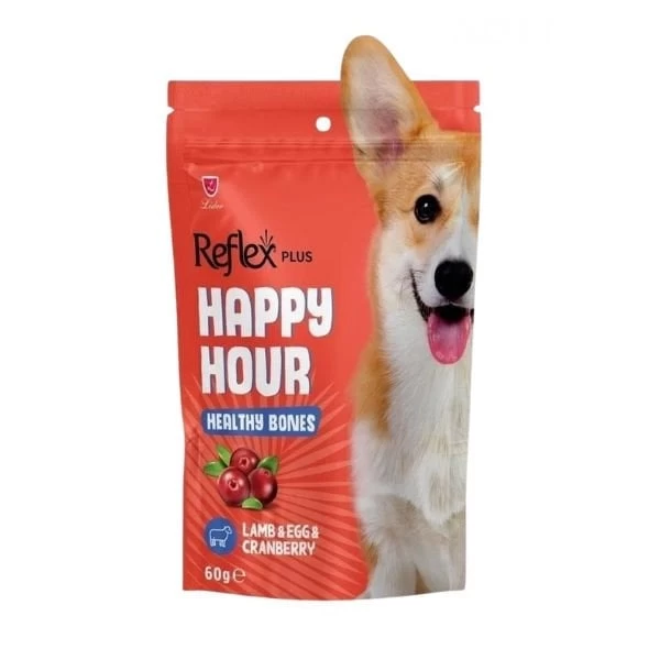 Reflex Happy Hour Sağlıklı Kemikler Için Destekleyici Köpek Ödül Maması 60 Gr