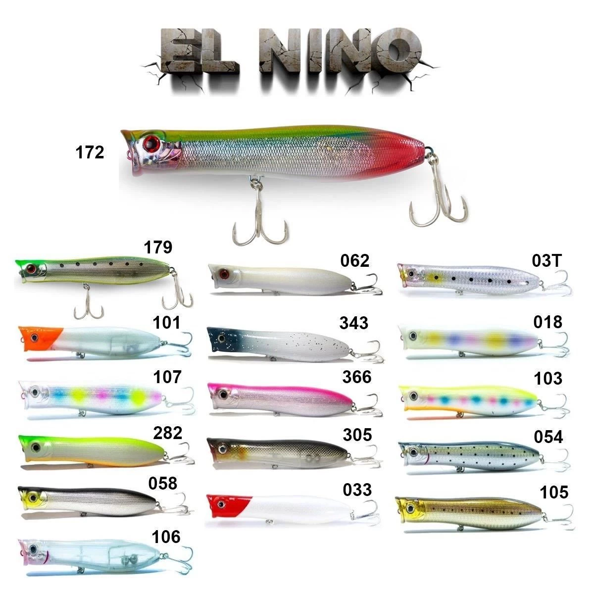 Fujin Elnino En-130sw 13cm 31.5gr. Maket Balık No:033 Red Head