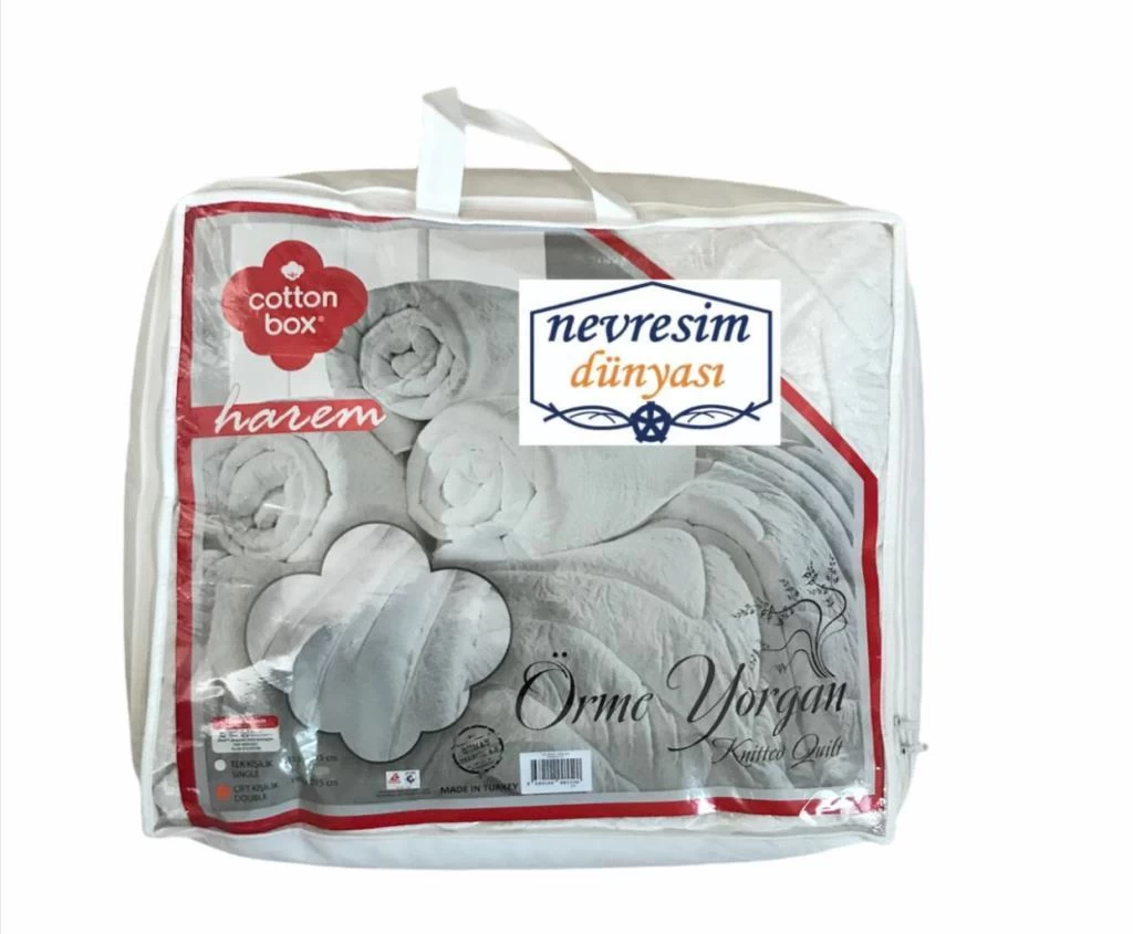 Cotton Box Harem Çift Kişilik Örme Yorgan