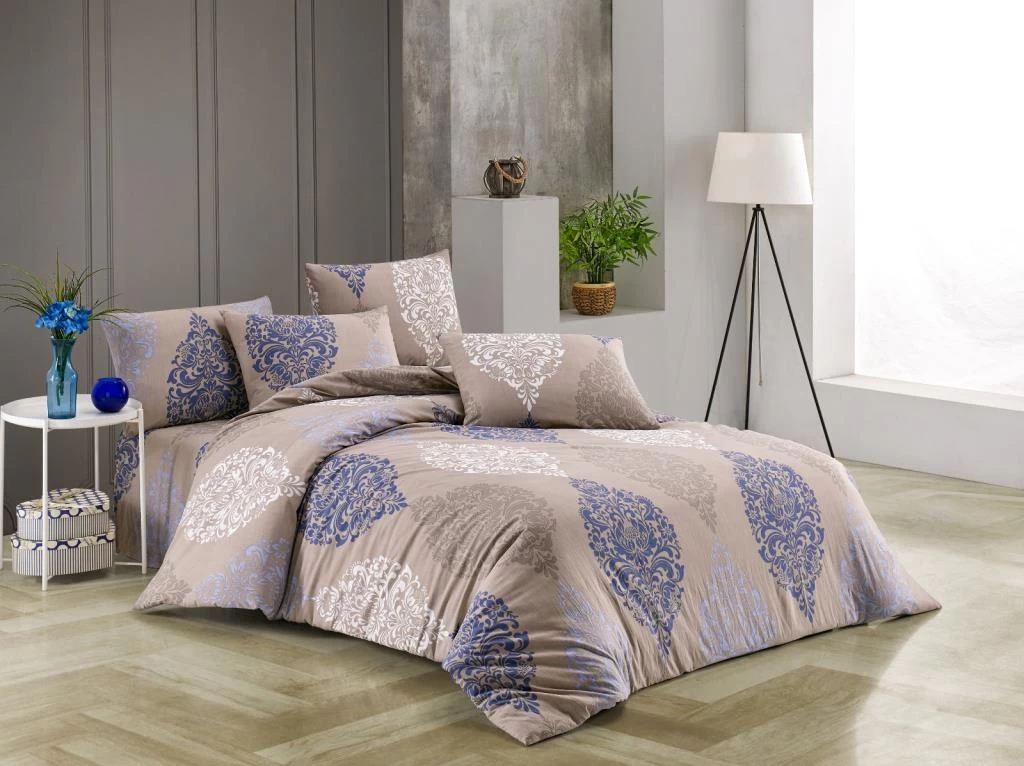 Nevresim Dünyası Moda Ranforce Çift Kişilik Nevresim Takımı Roma