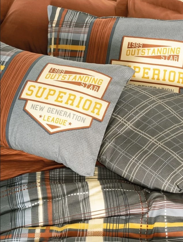 Cotton Box Masculine Çift Kişilik Nevresim Takımı Ramiro Tarçın