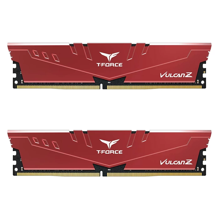 Team T-force Vulcan Z Red 32gb (2x16gb) 3200mhz Cl16 Ddr4 Gaming Ram (tlzrd432g3200hc16fdc01)