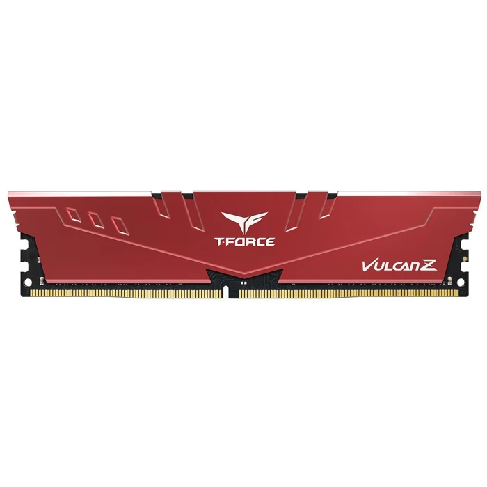 Team T-force Vulcan Z Red 32gb (2x16gb) 3200mhz Cl16 Ddr4 Gaming Ram (tlzrd432g3200hc16fdc01)