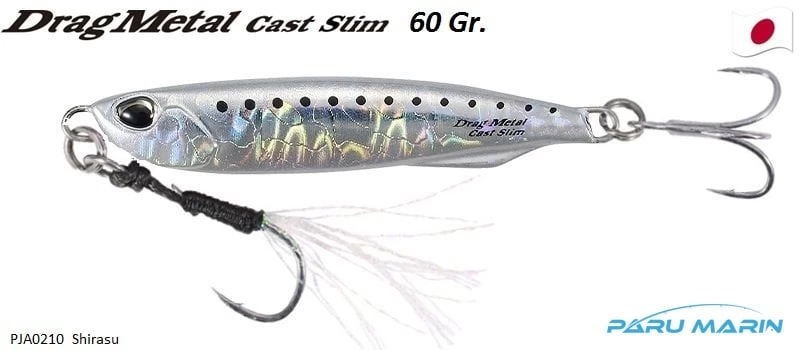 Duo Drag Metal Cast Slim Jig 60gr. Pja0210 / Shirasu