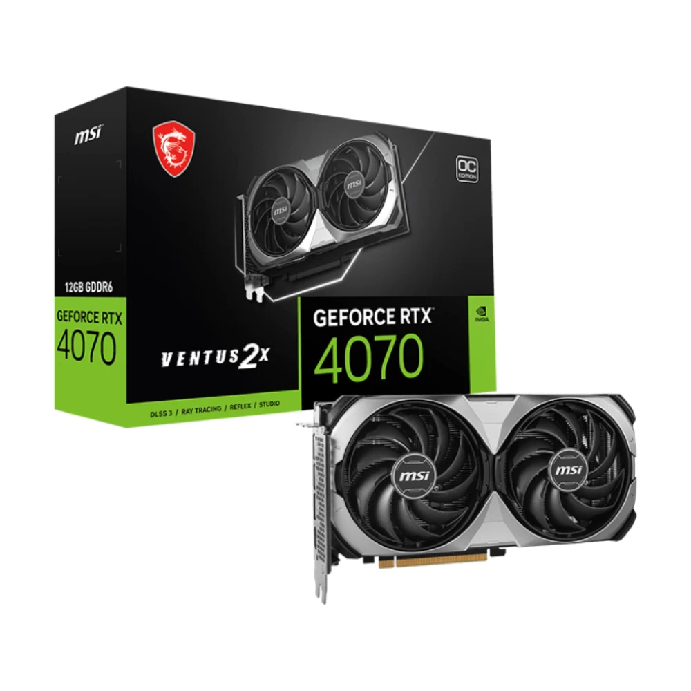Msi Geforce Rtx 4070 Ventus 2x E1 12g Oc Gddr6
