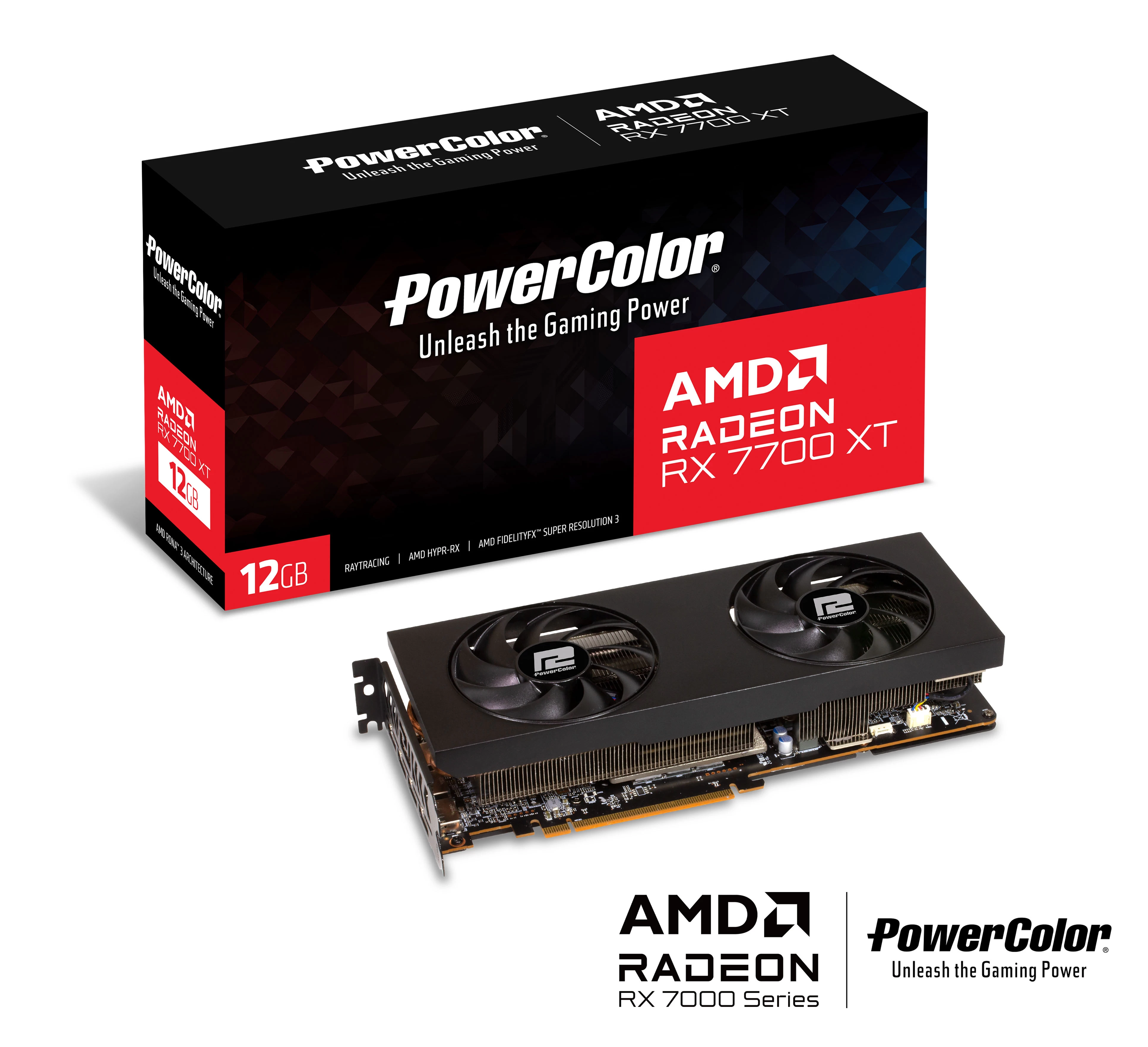 Powercolor Rx7700xt 12g-p 12gb Gddr6 192bit