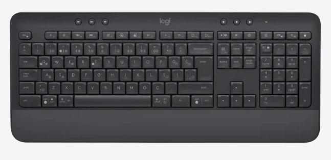 Logitech K650 Signature Kablosuz Klavye Grafit 920-010919