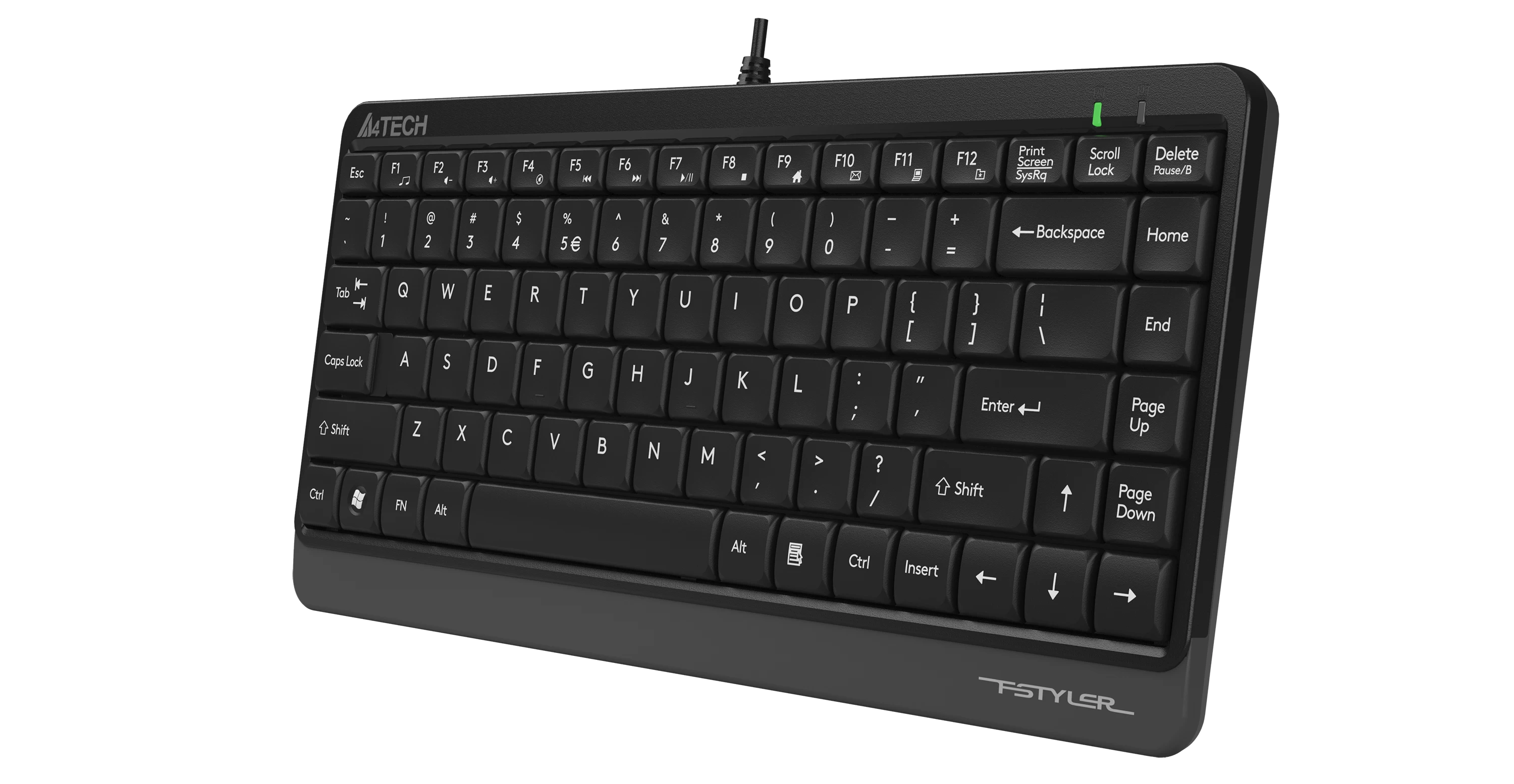 A4 Tech Fk11 Slim Q Klavye Usb Grİ