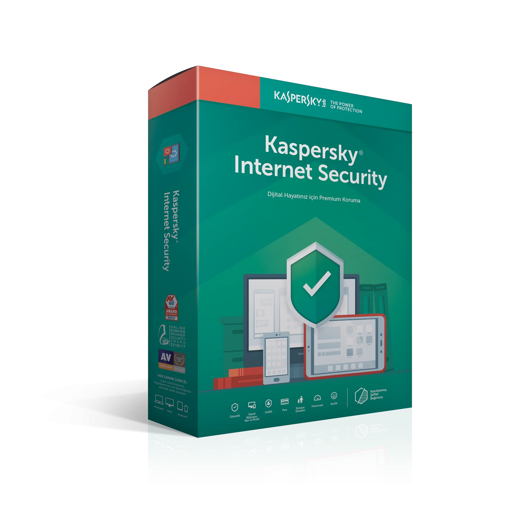 Kaspersky Internet Security TÜrkÇe 4 Kullanici 1yil