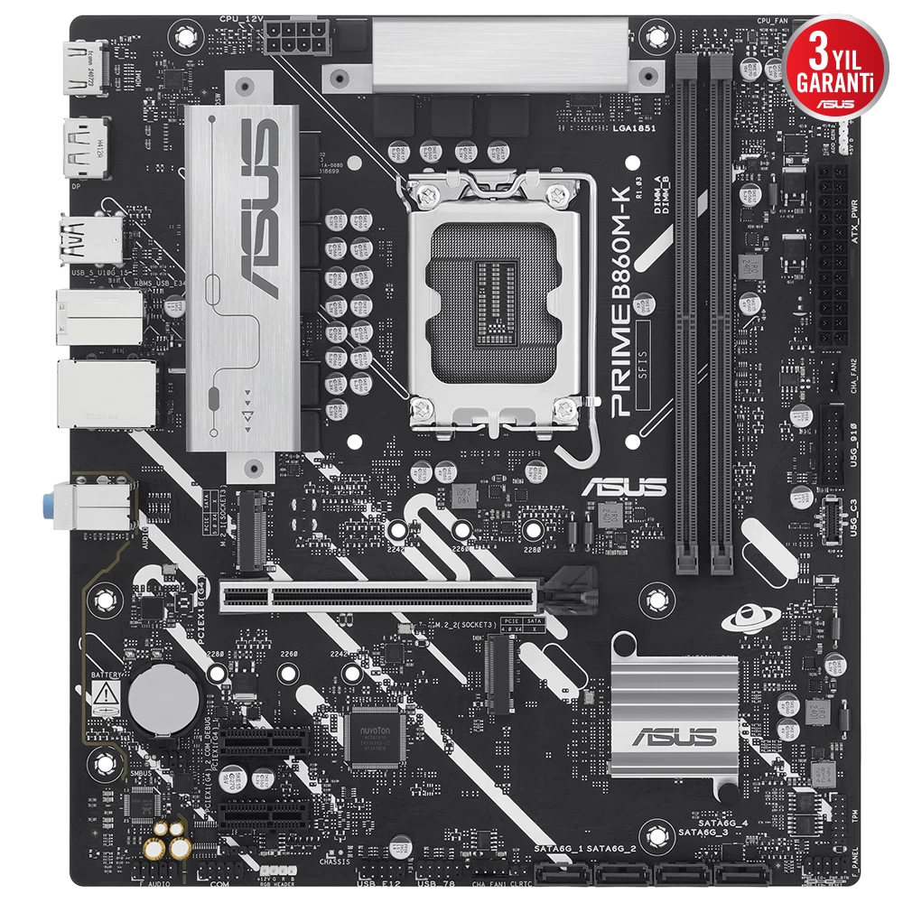 Asus Prime B860m-k Soket 1851 Anakart