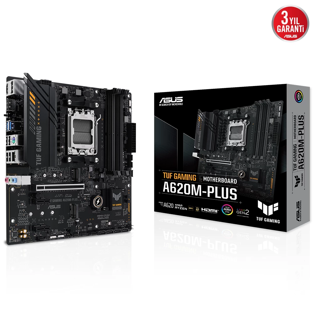 Asus Tuf Gaming A620m-plus Wifi Ddr5 Hdmi M.2 Matx Am5