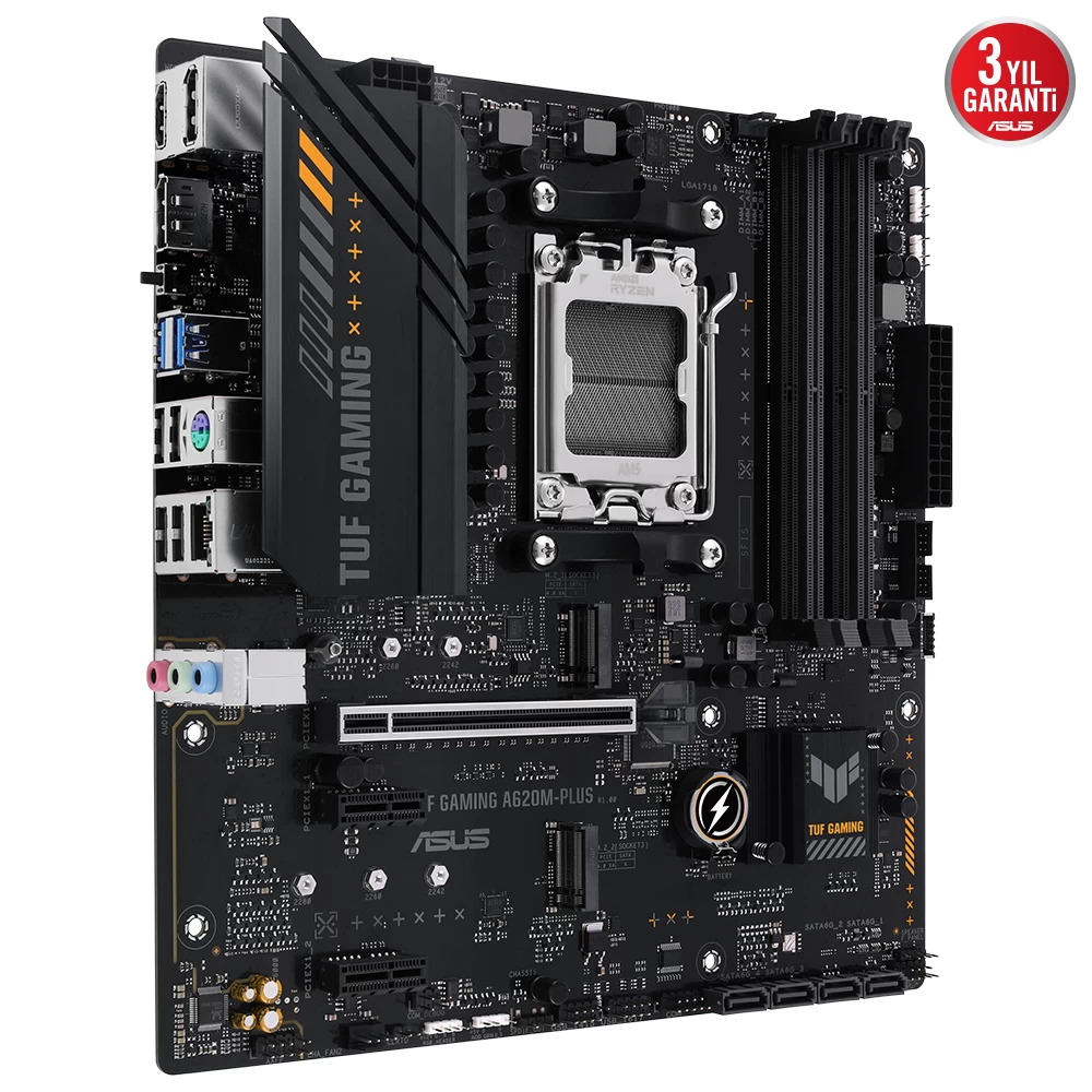 Asus Tuf Gaming A620m-plus Wifi Ddr5 Hdmi M.2 Matx Am5
