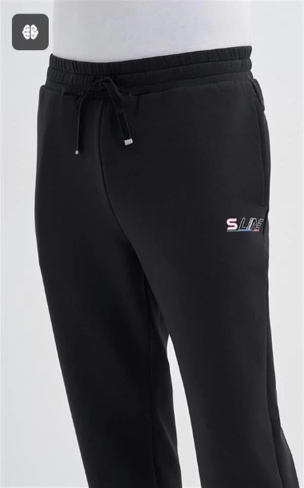 Cazador Cep Fermuar Detaylı Paçası Fermuarlı Erkek Eşofman Altı - Siyah 2XL Beden