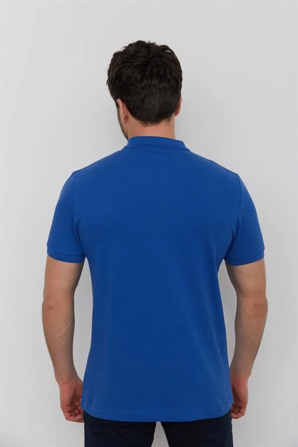 Cazador Organik Pamuk Erkek Polo Yaka - Çivit M Beden