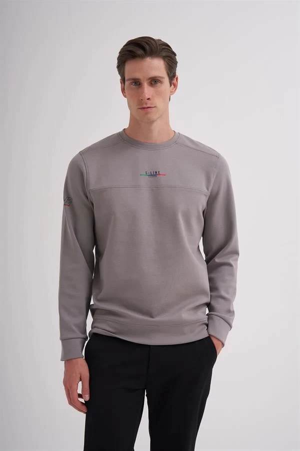 Cazador Scuba Kumaş Erkek Sweatshirt - Gri S Beden