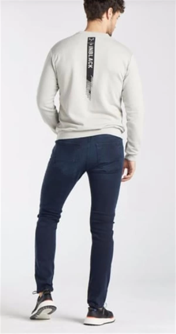 Zagor Yüksek Bel Dar Kesim Erkek Jean Pantolon - Renk: Midgreen, Beden: 32-34