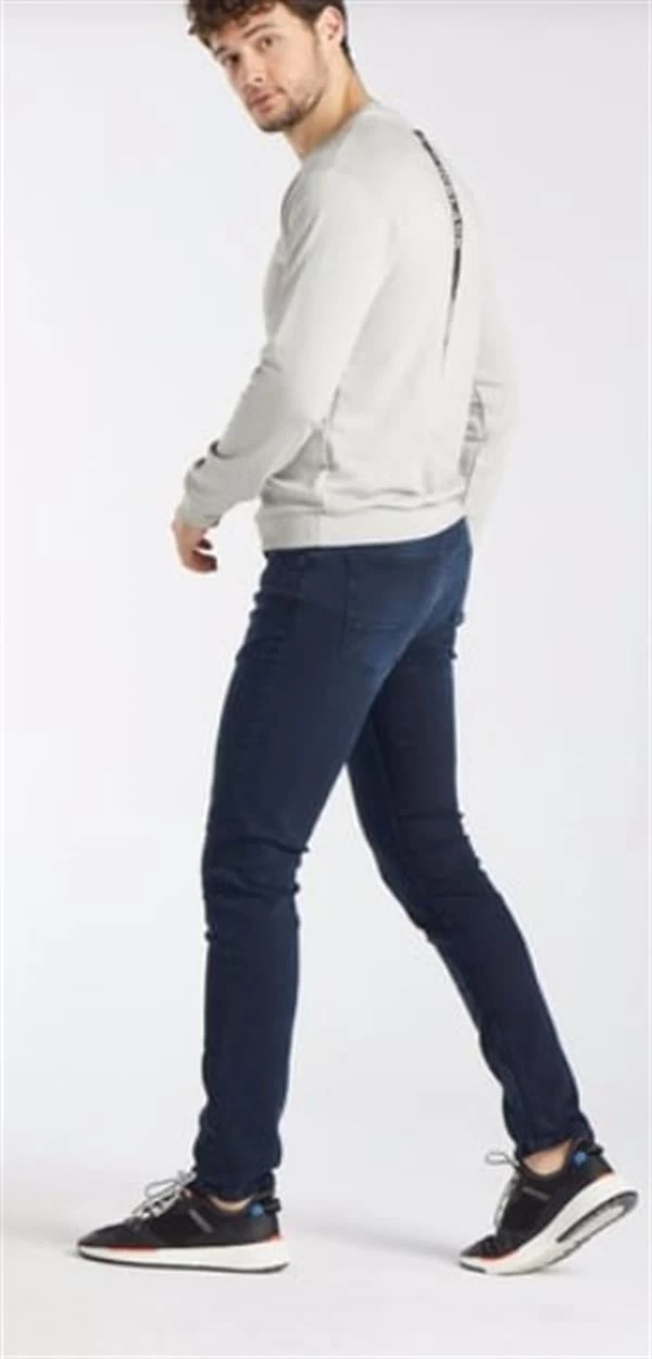 Zagor Yüksek Bel Dar Kesim Erkek Jean Pantolon - Renk: Midgreen, Beden: 32-34