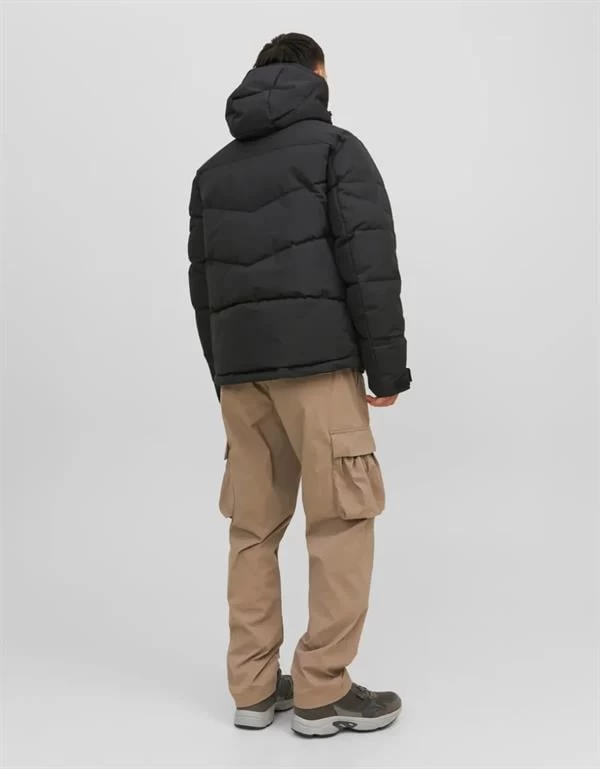 Jack & Jones 3m Teknolojili Teknik Şişme Mont - Siyah L Beden