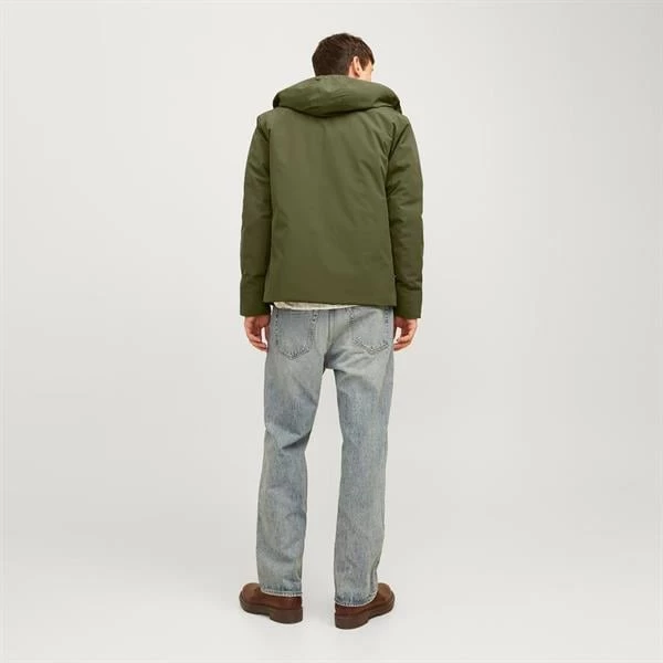 Jack & Jones 3000 Mm Waterproof Kapüşonlu Erkek Mont - Hakİ M Beden