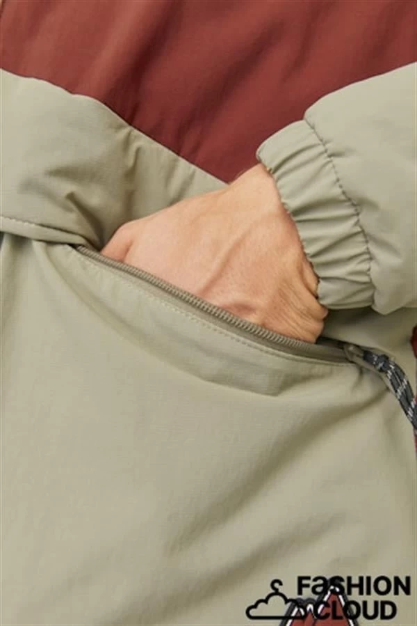 Jack & Jones 3000 Mm Waterproof Rüzgar Geçirmez Erkek Mont - Kiremit Bej M Beden