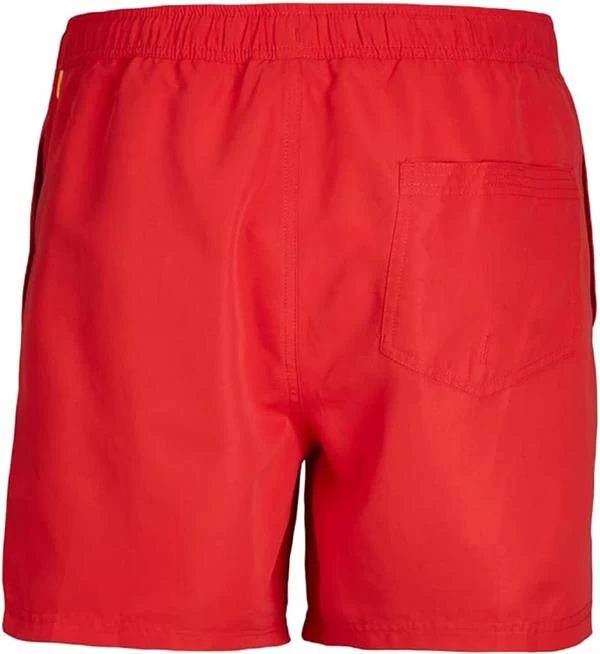 Jack & Jones Hızlı Kuruyan Erkek Deniz Şort  - Kırmızı S Beden