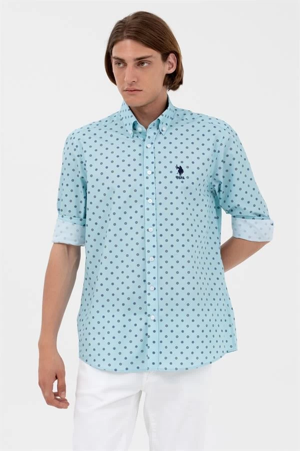 U.S. Polo Assn Fayde Erkek Gömlek - Yeşil XS Beden