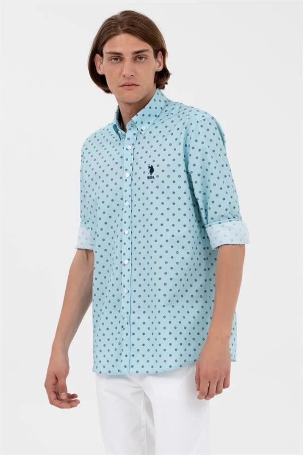 U.S. Polo Assn Fayde Erkek Gömlek - Yeşil XS Beden