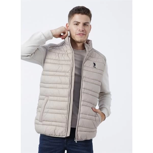 U.S. Polo Assn Comfort Fit Şişme Erkek Yelek - Bordo 56 Beden