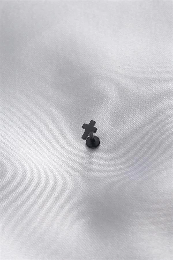 316l Cerrahi Çelik Siyah Renk Tragus Piercing