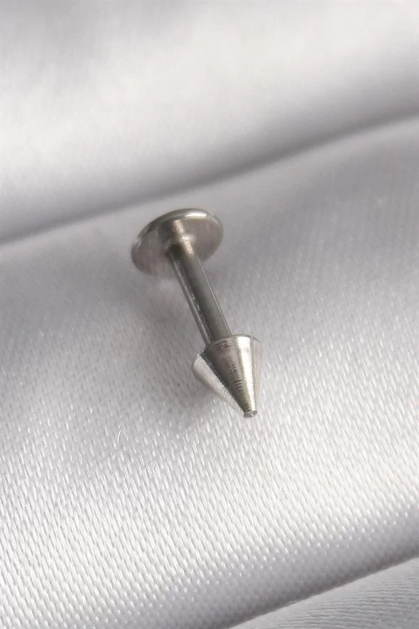 316l Çelik Gümüş Renk Çivi Model Piercing