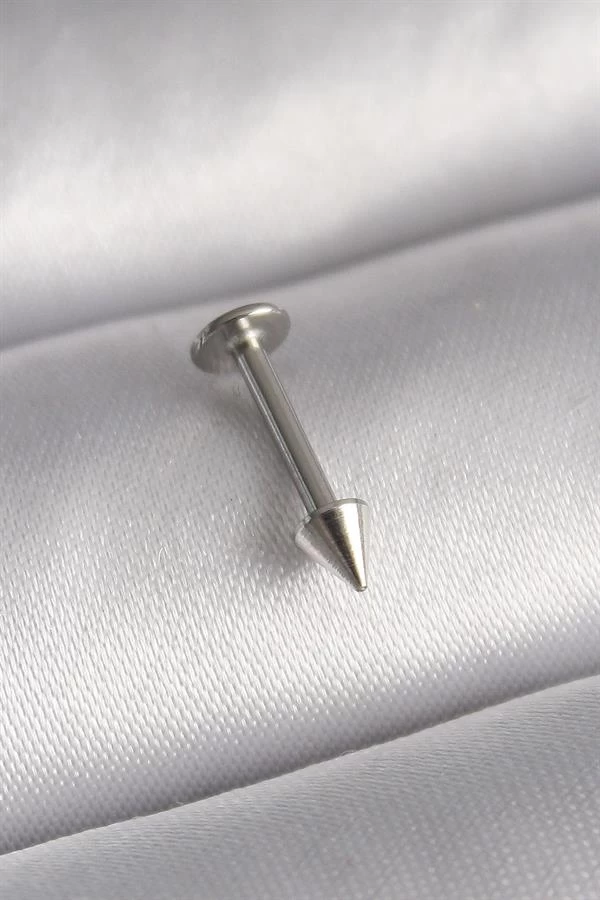 316l Çelik Gümüş Renk Çivi Model Piercing