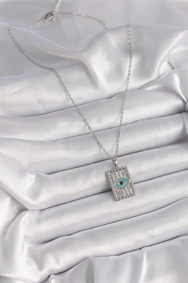 316l Çelik Gümüş Renk Zirkon Taşlı Göz İşleme Detaylı Plaka Model Kadın Küpe