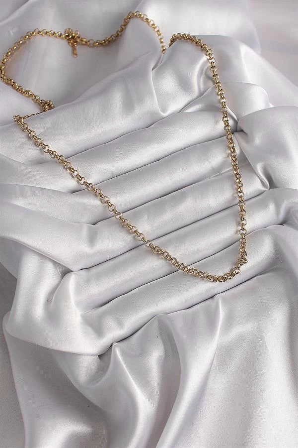 316l Çelik Gold Renk Kadın Kolye