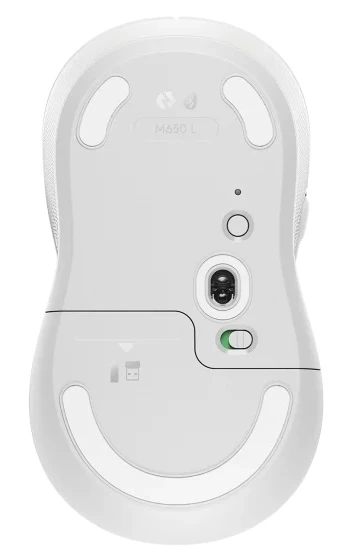 Logİtech M650 L Sİgnature Kablosuz Tam Boyutlu Mouse Beyaz 910-006238