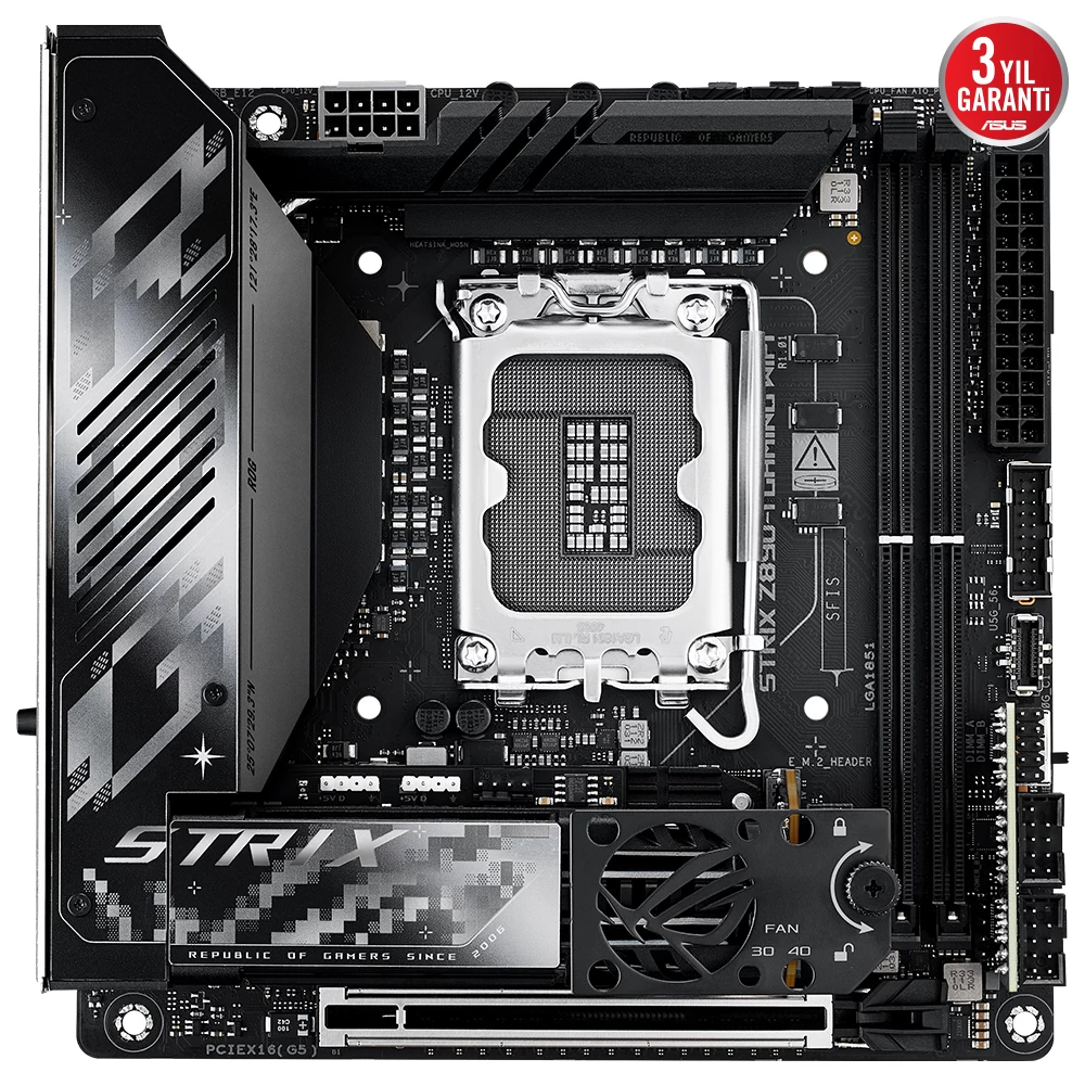 Asus Rog Strix Z890-i Gaming Wifi Ddr5 2xm2 Usb3.2 Rgb Lan Mini Itx