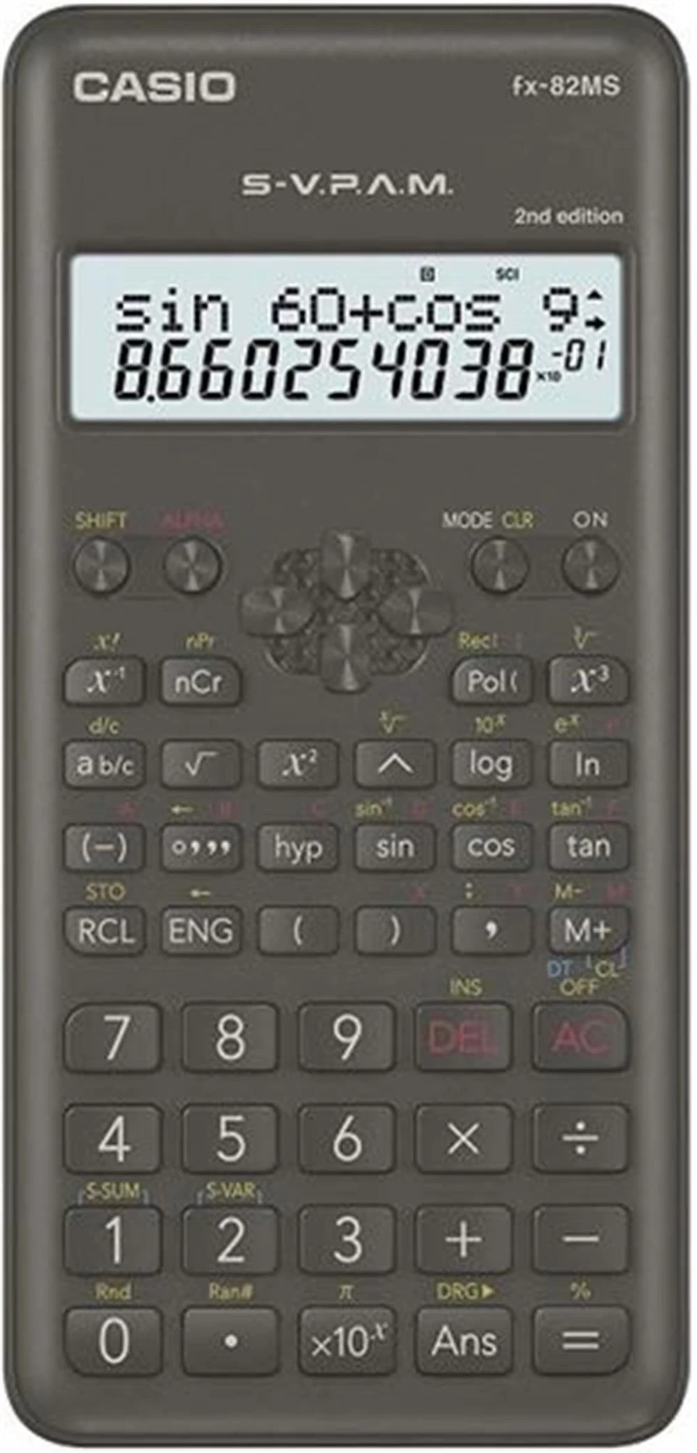 Casio Fx-82ms 2.versİyon Bİlİmsel Fonksİyonlu Hesap Makİnesİ