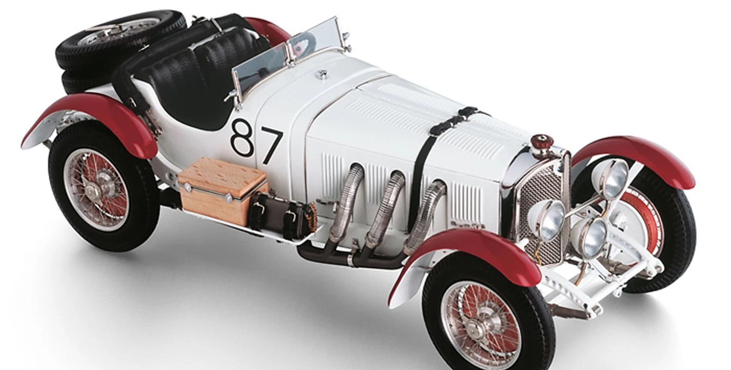 Cmc 1/18 Mercedes Benz  Sskl Spider N 87 Winner Mille Miglia 1931