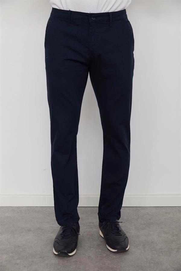 Slim Fit Erkek Chino Pantolon - Renk : Lacivert, Beden : 30-32