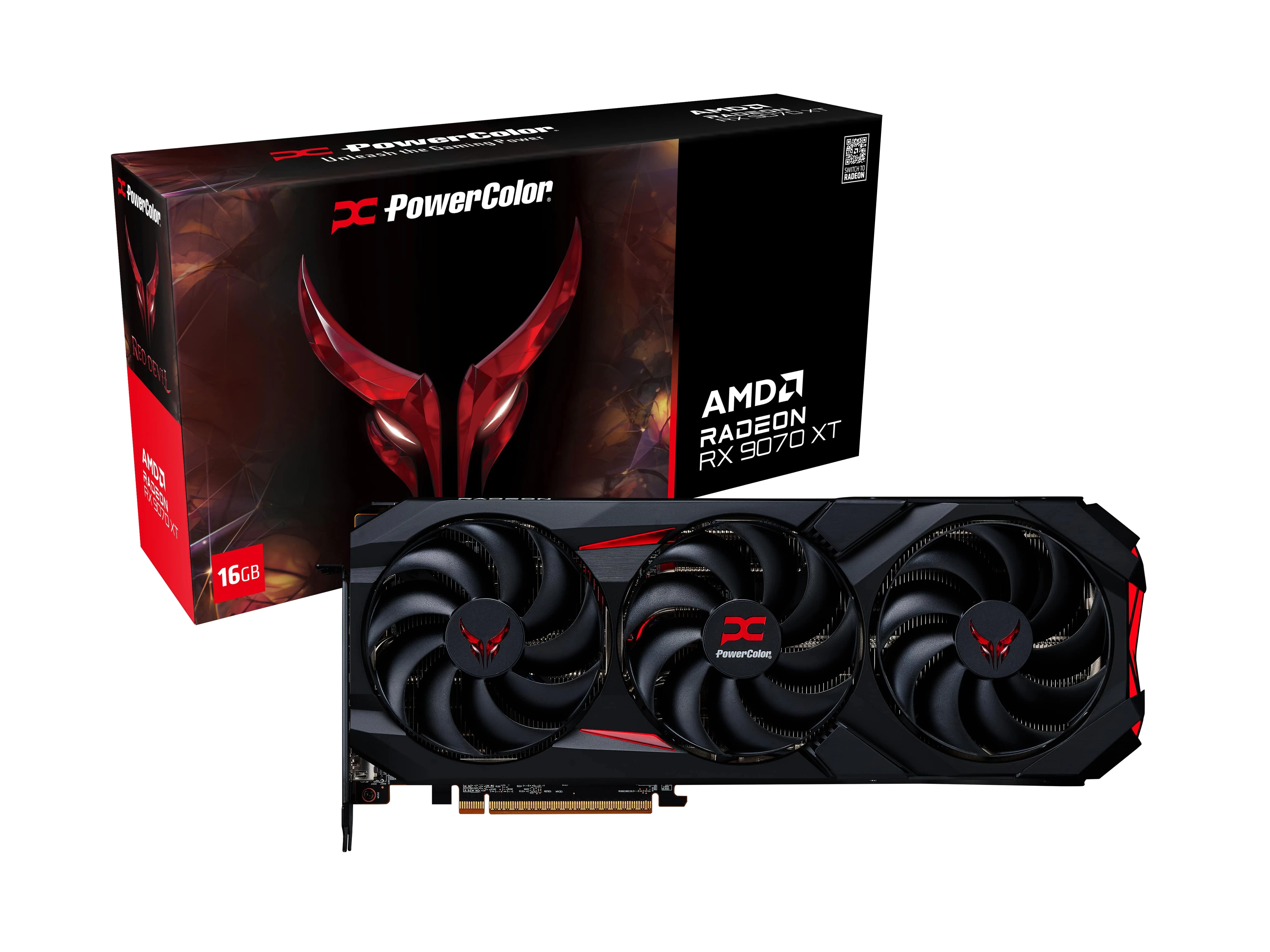 Powercolor Red Devil Rx9070xt 16g-e/oc Gddr6 256bit