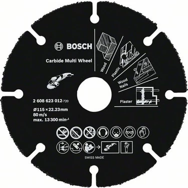 Bosch Carbide Multi Wheel 115*22,23