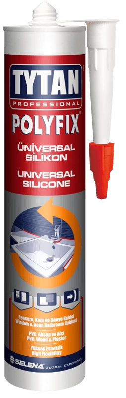 Tytan Polyfix Üniv. Silikon Beyaz 280 Gr. (24)