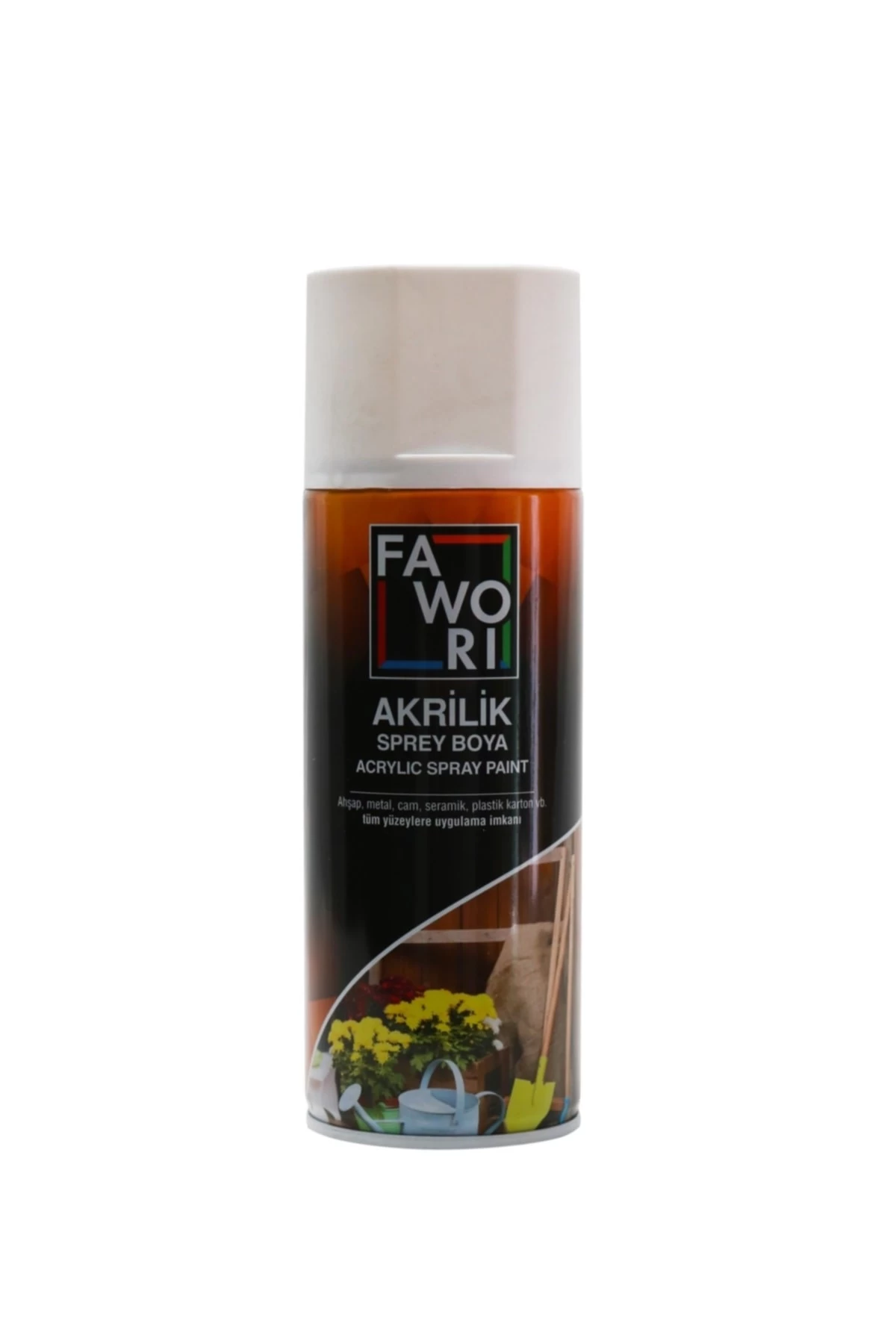 Fawori Akrilik Sprey Parlak Beyaz (Ral-9003) 400 Ml