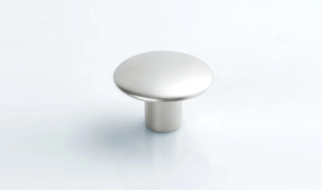 Metax Düz Düğme Mat Siyah (D275-05)